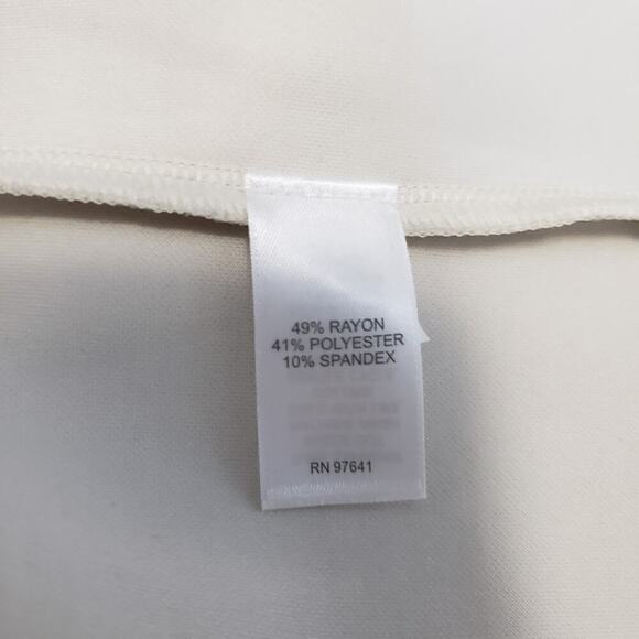 J Jill Double knit piped Quarter zip Size xl tall Athletic Athleisure Nautical - Picture 9 of 10